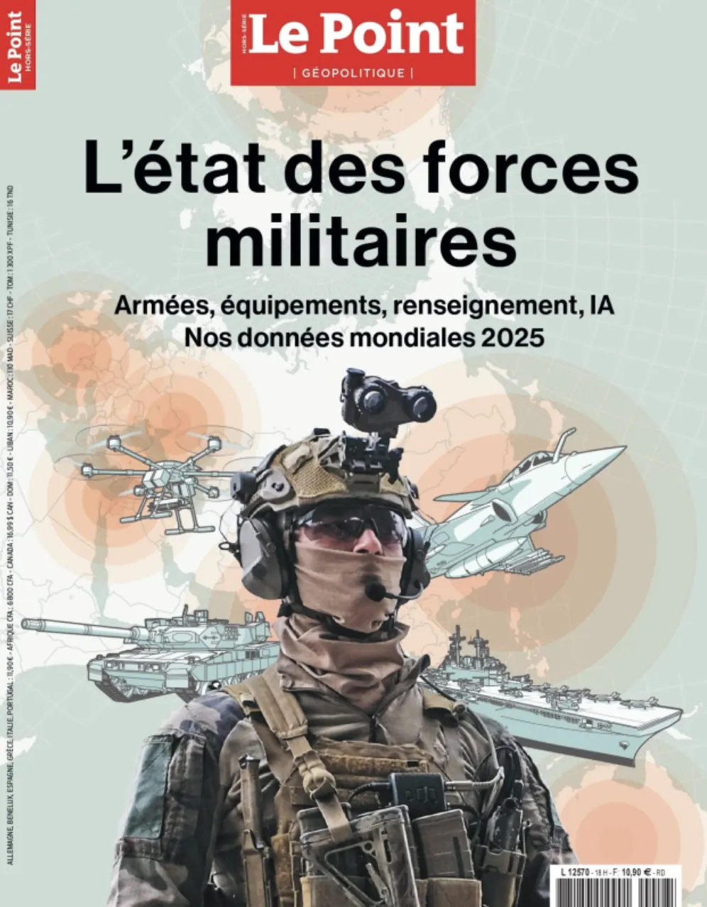 Cover of Le Point — photograph by Fred Marie