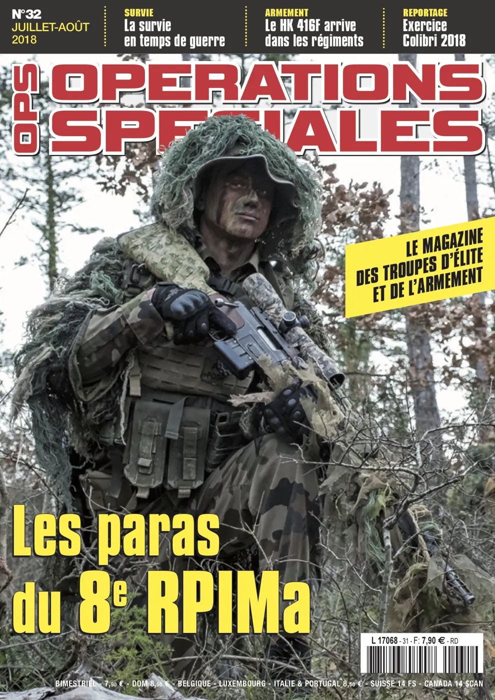 Cover of OPS magazine — photograph by Fred Marie