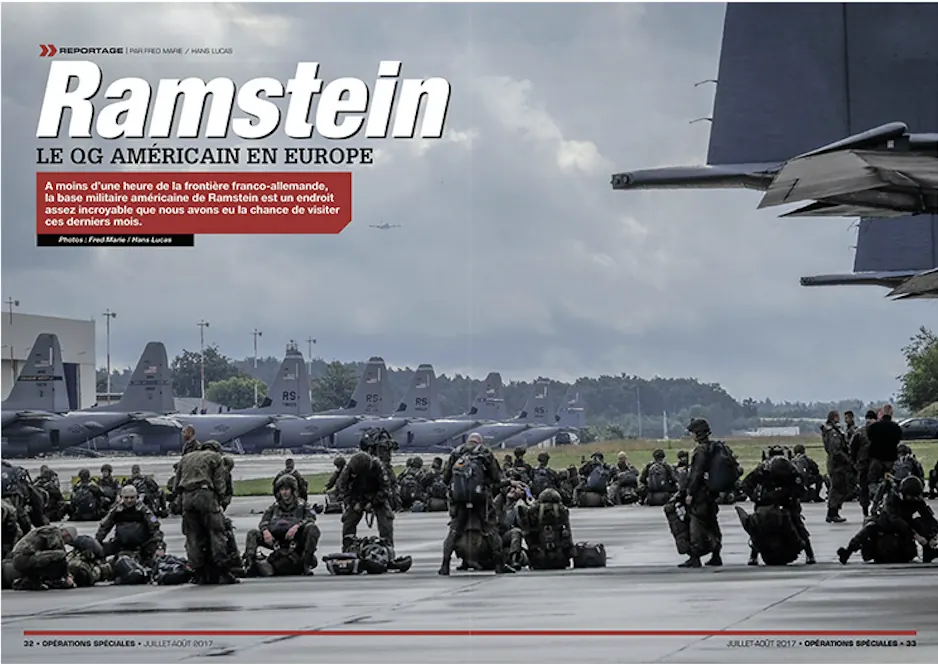 Press tearsheet — a report by Fred Marie published in the press