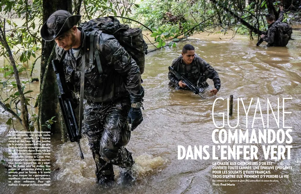 Press tearsheet — a report by Fred Marie published in the press