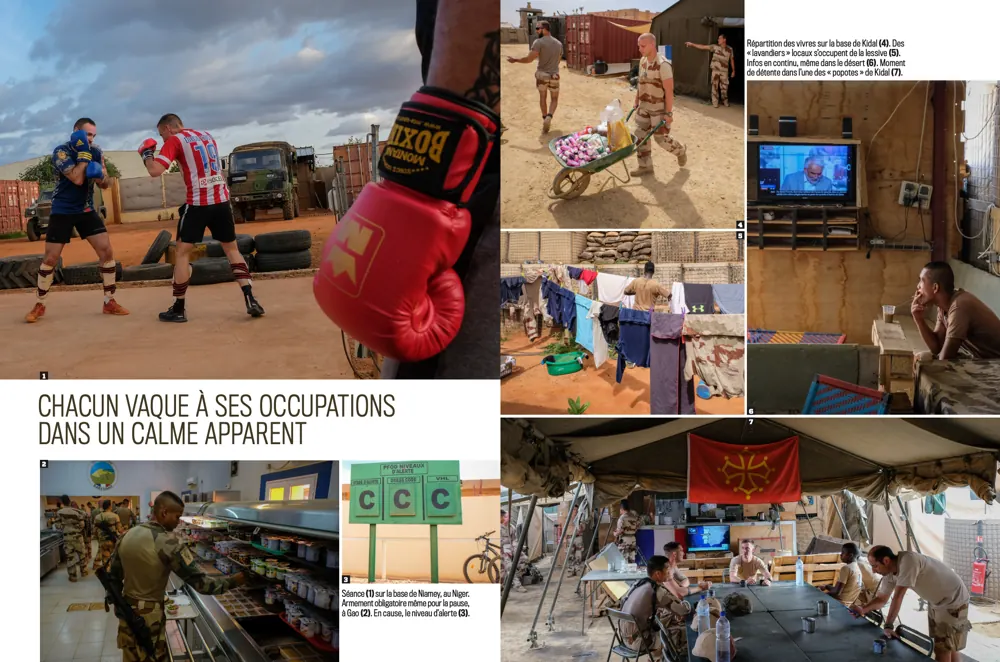 Press tearsheet — a report by Fred Marie published in the press