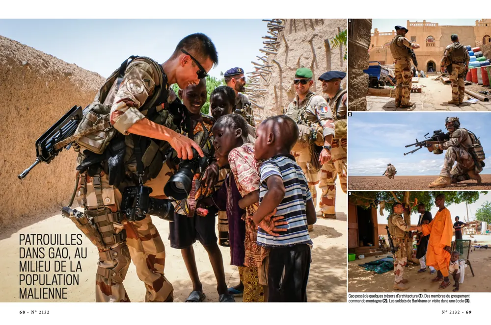 Press tearsheet — a report by Fred Marie published in the press