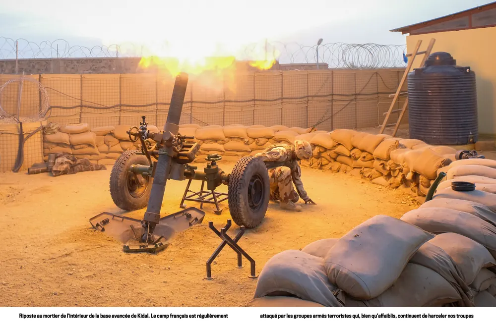 Press tearsheet — a report by Fred Marie published in the press
