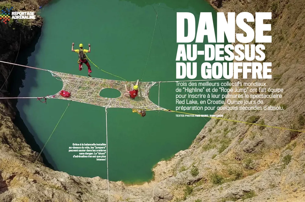 Press tearsheet — a report by Fred Marie published in the press