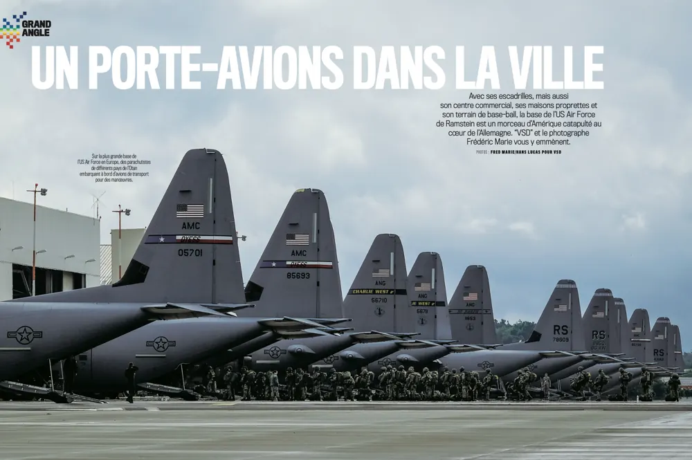 Press tearsheet — a report by Fred Marie published in the press