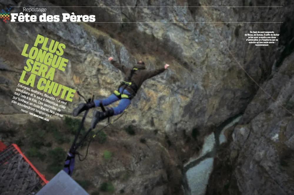 Press tearsheet — a report by Fred Marie published in the press