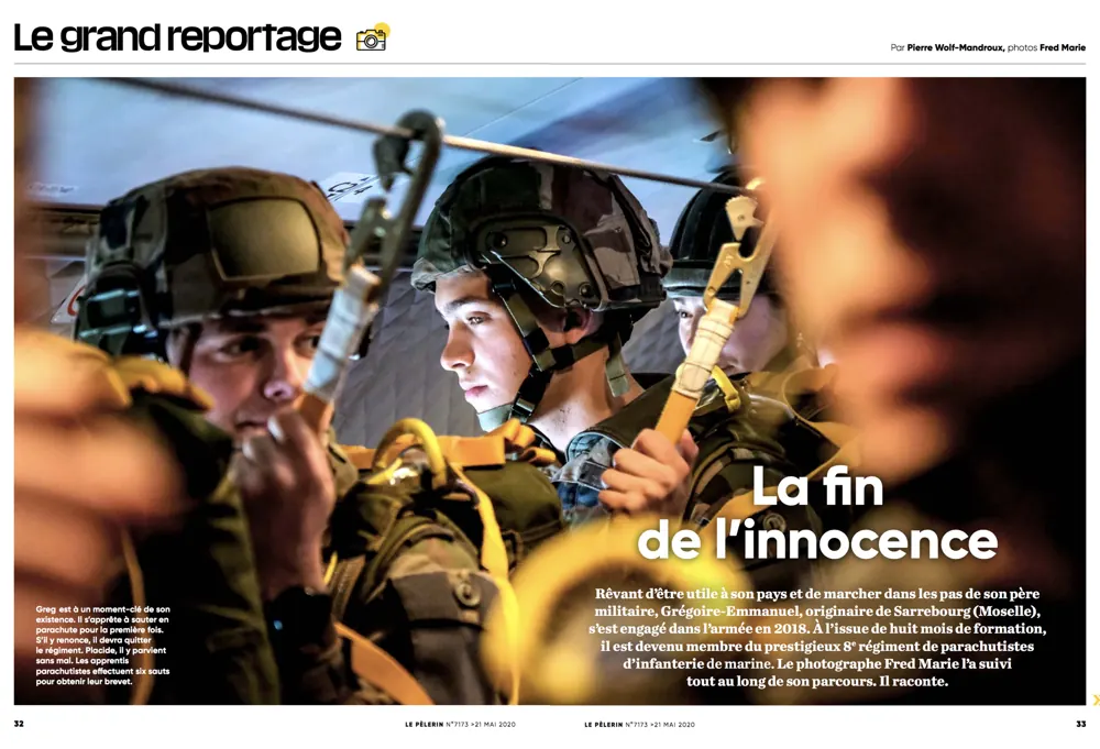 Feature in Le Pèlerin — photographs by Fred Marie