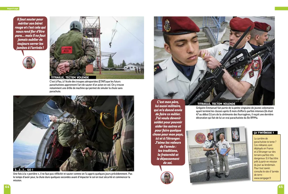 Feature in Géo Ado — photographs by Fred Marie