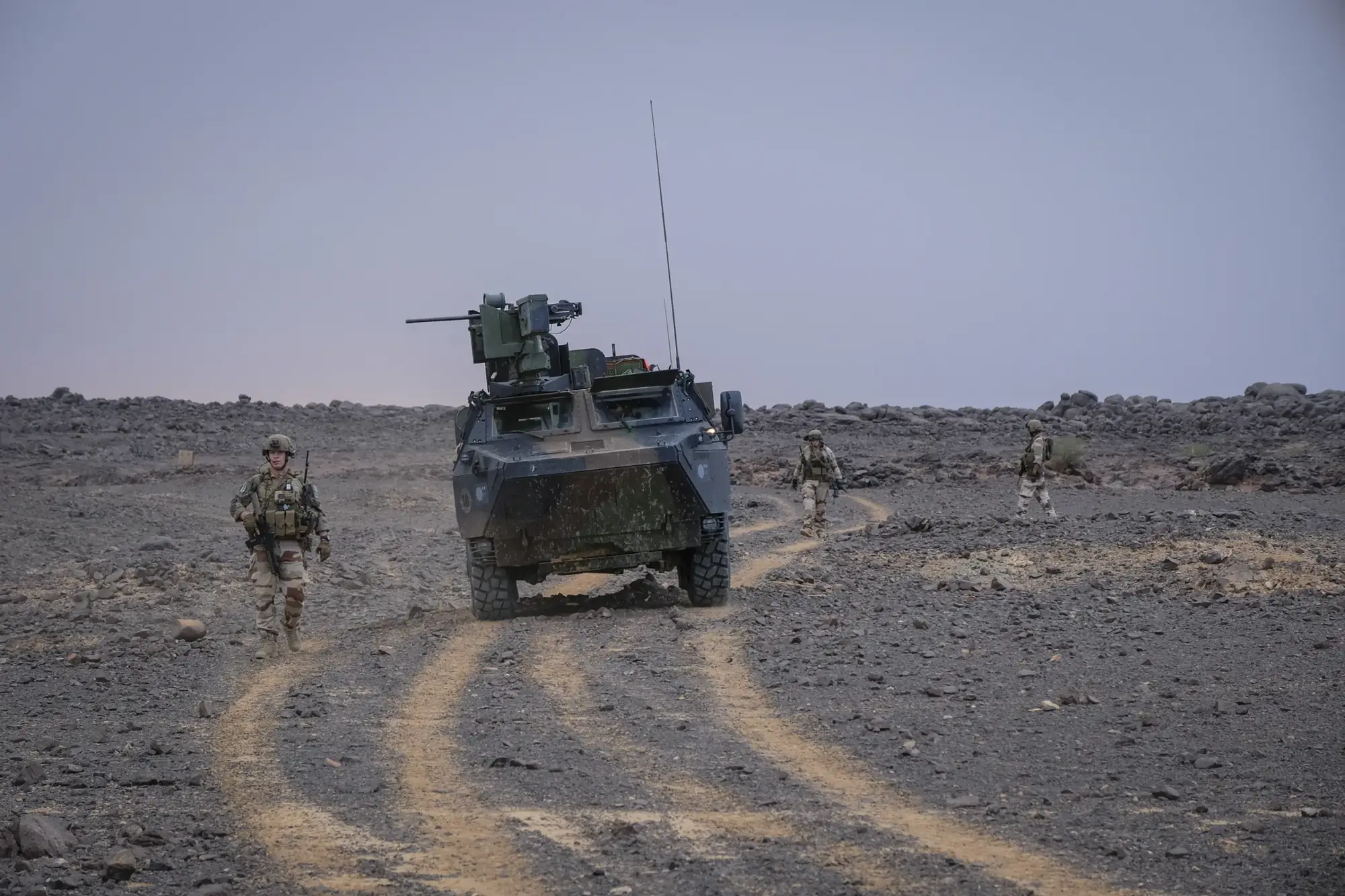 French forces in Kidal, northern Mali, during Barkhane Operation
